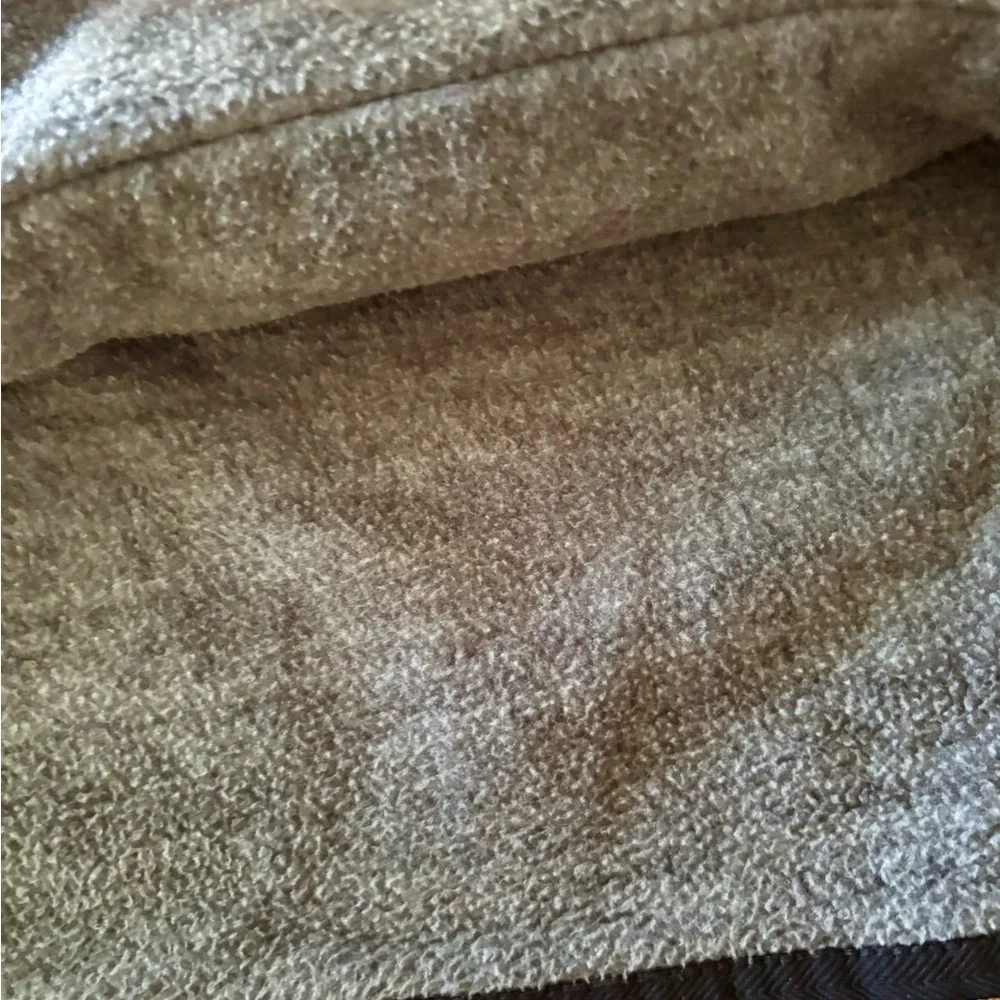 Banana Republic Men's Gray Quarter Zip Fleece Pullover - XL